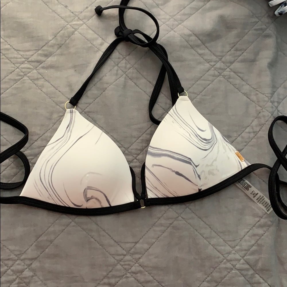 pink bikini top size small